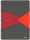 LEITZ Collegeblock Office Card A4 kariert rot Office mit Spiralbin