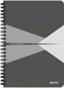 LEITZ Collegeblock Office DIN A5 kariert 90Blatt grau (80445885