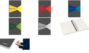 LEITZ Collegeblock Office DIN A5 kariert 90Blatt rot (80445825)