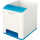 LEITZ Stifteköcher WOW Sound weiß/blau met. Sound WOW Duo Colour