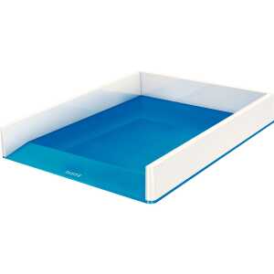 Briefkorb WOW Duo Colour A4 blau metallic 267x49x336 mm