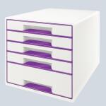 LEITZ Schubladenbox WOW CUBE violett metallic 52142062 5...