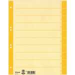 ESSELTE Trennblatt A4 gelb Trennblatt A4 Tabe und Lochran