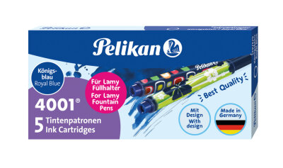 Pelikan Tintenpatrone LTP/F/5 königsblau mit Motiv