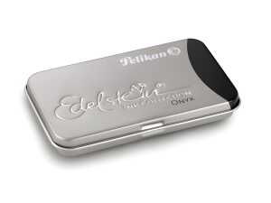 Pelikan Tintenpatrone Edelstein Ink GTP/6 Onyx im Metalletui