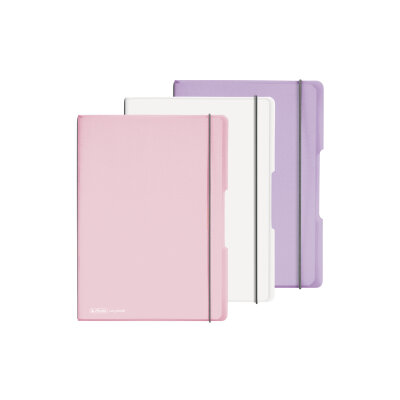 Herlitz Notizheft flex PP A5,40 Blatt,kar. rosé, my.book