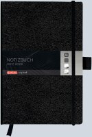 Herlitz Notizbuch Classic A4 96Bl kar. schwarz...