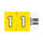 LEITZ 66011000 Ziffernsignale 1 500ST gelbZiffer 1