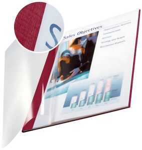 LEITZ Buchbindemappe impressBind A 4 3 5 mm bordeaux Soft (80739828