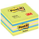 Post-it Haftnotiz-Würfel - 76 x 76 mm, neonblau