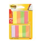 Post-it Page Marker Neon Promotionset 6+3 15x50mm sort 9x 100 Streifen