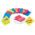 Post-it Haftnotizspender für Z-Notes, gefüllt, weiß/transparent