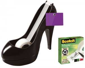 Tischabroller Schuh schwarz SCOTCH Shoe-810 +1R Magic