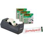 Scotch Tischabroller greenerChoice - inkl. 3 Rollen Klebefilm, schwarz