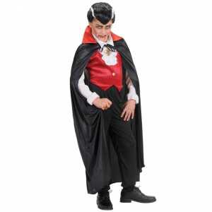Idena 4504 - Vampir Umhang für Kinder, rot