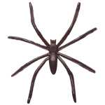 Idena 5382 50 Mini Spinnen, Plastik, schwarz, 15,8 x 13,4 x 3 cm