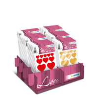 Herma Sticker Display Mix 60 Pack DECOR Love Herzen