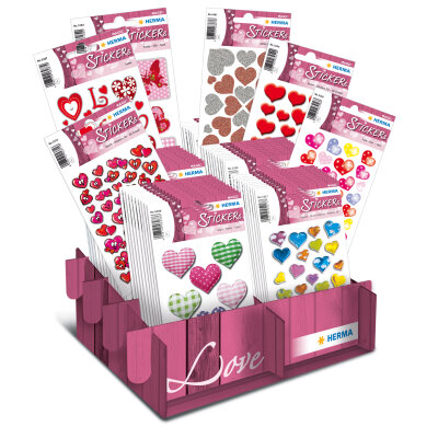 Herma Display MAGIC Sticker LOVE HERZEN KLASSIKER