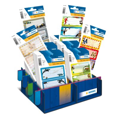 Herma Schuletiketten Display Mix 60 Pack Klassiker