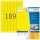 Farbige Etiketten A4, 25,4 x 10 mm, gelb, permanent haftend