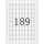 Farbige Etiketten A4, 25,4 x 10 mm, gelb, permanent haftend
