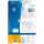 Namensetiketten 63,5 x 29,6 mm Acetatseide weis blau Streifen 540 Etik