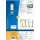 Farbige Etiketten A4, 45,7 x 21,2 mm, gelb, permanent haftend
