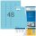 Herma Etiketten permanent haftend 45,7 x 21,2 mm blau 100 Bl 4800 Etik. LaserInkCopy