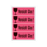 Herma Etiketten permanent 39 x 118 mm Vorsicht Glas 1000...