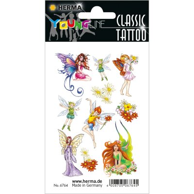 Herma Tattoo Classic Transferfolie Feen 1 Bl 10 Tattoos