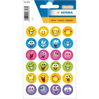 Herma MAGIC Sticker GESICHTER, FOLIE BEGLIMMERT