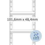 Herma Computeretiketten, permanent 101,6 x 48,4 mm weiss...