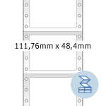 Herma Computeretiketten, permanent 111,76 x 48,4 mm weiss...