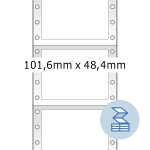Herma Computeretiketten, permanent 101,6 x 48,4 mm weiss...
