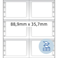 Herma Computeretiketten endlos, permanent haftend 88,9 x 35,7 mm weiss 8000 Etik.