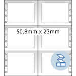Herma Computeretiketten , permanent 50,8 x 23 mm weiss...