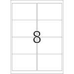 Herma Etiketten stark 99,1 x 67,7 mm Folie weiss 25 Bl 200 Etik.