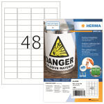 Herma Etiketten Outdoor stark 45,7 x 21,2 mm wei Folie 40...