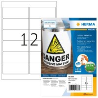 Herma OUTDOOR KLEBEFOLIE Etiketten  A4 40 99,1x42,3