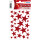 Herma Sticker MAGIC Weihnachten Sterne rot glittery 1 Bl