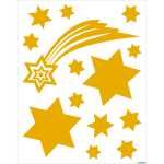 FENSTERBILD A4 STERNE GOLD 4008705151092