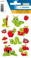 Herma Sticker MAGIC Tiere Fritz der Wurm Wackelaugen 1 Bl