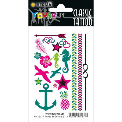 Herma Tattoo Classic Transferfolie Summerfeeling 1 Bl 19 Tattoos