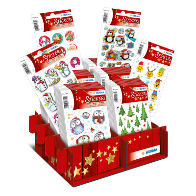 Herma Sticker Display Mix 60 Pack MAGIC Weihnachten Emotionsticker