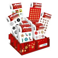 Herma Sticker Display Mix 60 Pack DECOR Weihnachten Adventskalender