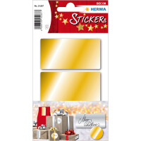 Herma Etiketten 34 x 67 mm gold 3 Bl 9 Etik. Handbeschriftung