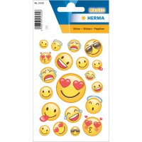 Herma MAGIC Sticker HAPPY SMILE, TRANSPUFFY