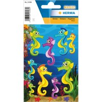 Herma MAGIC Sticker SEEPFERDCHEN, NEON