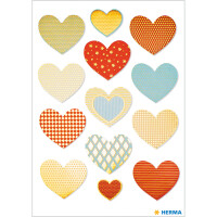 Herma Sticker MAGIC Love Golden Heart Goldprägung 1 Bl