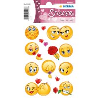 Herma MAGIC Sticker LOVE FACES, SEIDE